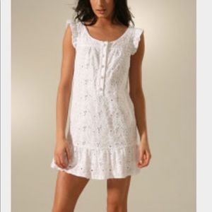 Juicy Couture eyelet white dress
